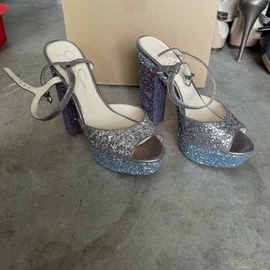 COPY - Jessica Simpson glitter heels